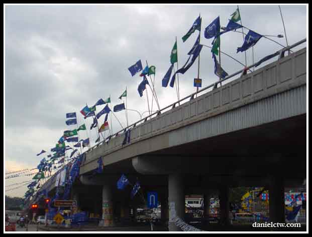 Banners Everywhere of Political Parties
