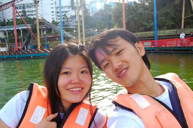 Daniel PP in boat at Genting Daniel PP in boat at Genting