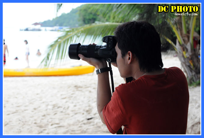 Zoom Lens On The Beach