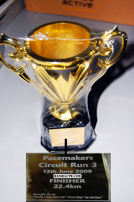 Circuit Run 3 Finisher Trophy Circuit Run 3 Finisher Trophy