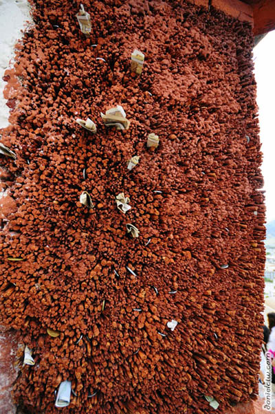 Red Wall of Sticks