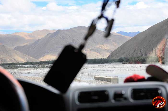 Driving Back Down from Everest
