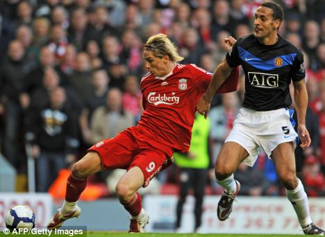 Liverpool vs Manchester United Torres