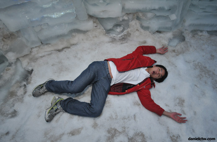 Daniel Frozen in Snow