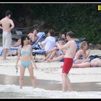 Asian and Caucasian Couple