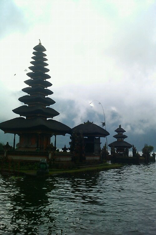 Floating Bali Temple