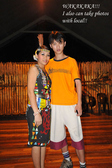 Daniel Chew with Kadazan Girl Photo
